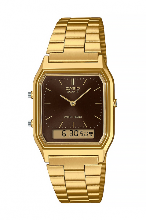 Ανδρικό ρολόι CASIO AQ-230GA-5AMQYDF, Χρώμα: χρυσαφί, IVET.EU - Εκπτώσεις έως -80%
