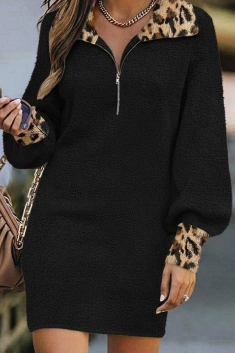 Φόρεμα VIOREKA BLACK, Χρώμα: μαύρο, IVET.EU - Εκπτώσεις έως -80%