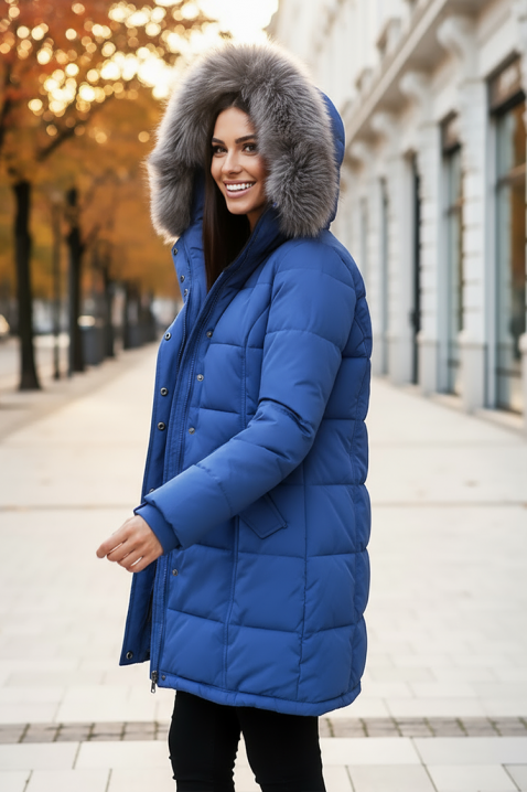 Μπουφάν DRUVERDA BLUE, Χρώμα: μπλε, IVET.EU - Εκπτώσεις έως -80%