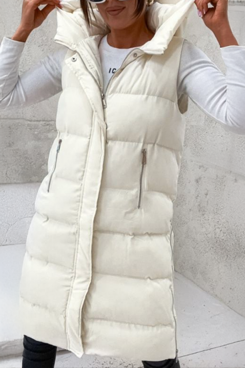 Γιλέκο GRENORZA WHITE, Χρώμα: άσπρο, IVET.EU - Εκπτώσεις έως -80%