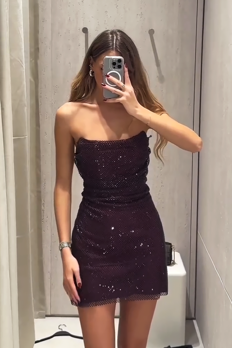 Φόρεμα ZANVINA, Χρώμα: μωβ, IVET.EU - Εκπτώσεις έως -80%