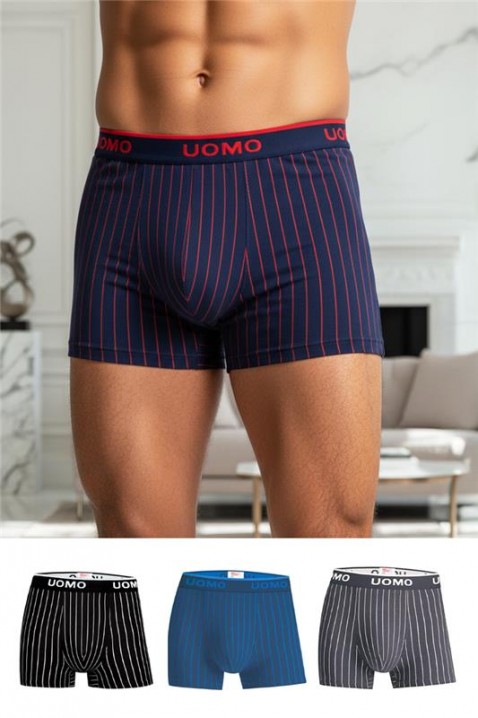 Σετ από 4 τεμάχια ανδρικά μποξεράκια JEFRO, Χρώμα: χρωματιστό, IVET.EU - Εκπτώσεις έως -80%