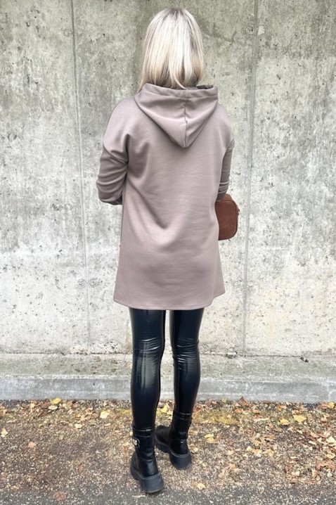 Τουνίκ ALEZONDA MOCHA, Χρώμα: μόκα, IVET.EU - Εκπτώσεις έως -80%