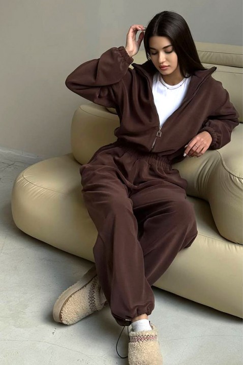 Σύνολο ZDRABLINA BROWN, Χρώμα: καφέ, IVET.EU - Εκπτώσεις έως -80%