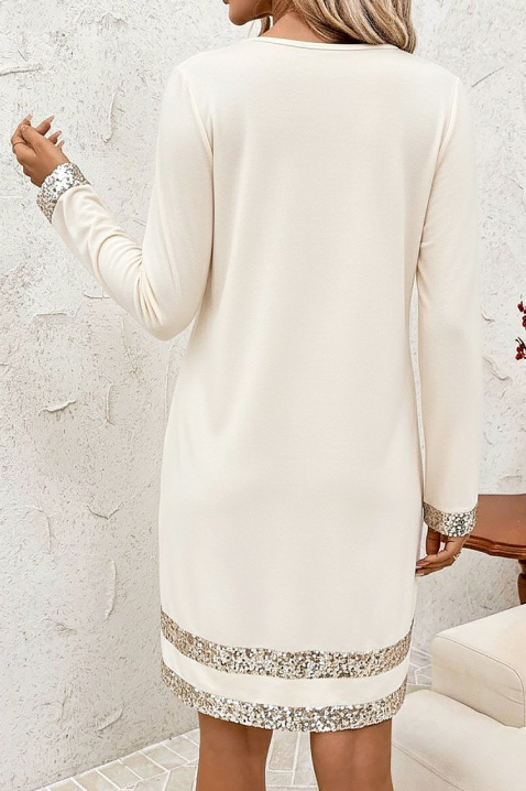 Φόρεμα DERSIOLA ECRU, Χρώμα: εκρού, IVET.EU - Εκπτώσεις έως -80%