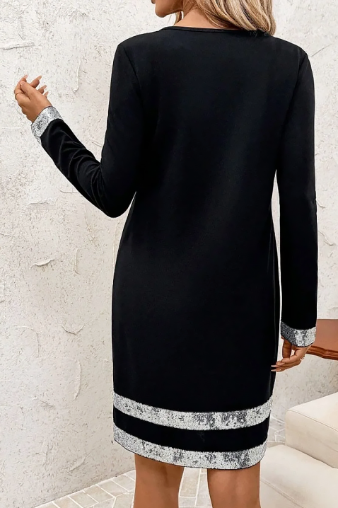 Φόρεμα DERSIOLA BLACK, Χρώμα: μαύρο, IVET.EU - Εκπτώσεις έως -80%