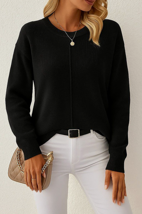 Γυναικεία μπλούζα BENTILSA, Χρώμα: μαύρο, IVET.EU - Εκπτώσεις έως -80%