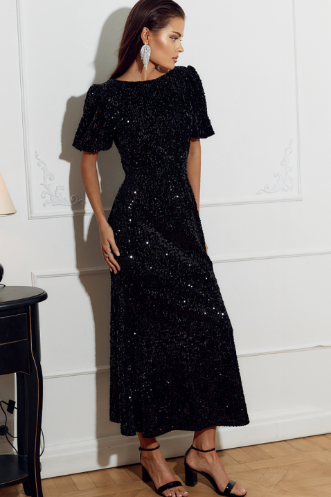 Φόρεμα SCARLETA, Χρώμα: μαύρο, IVET.EU - Εκπτώσεις έως -80%