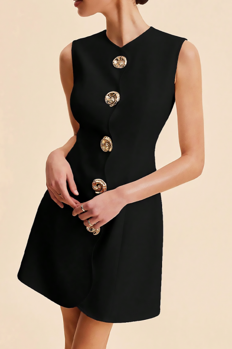 Φόρεμα POLVINDA, Χρώμα: μαύρο, IVET.EU - Εκπτώσεις έως -80%