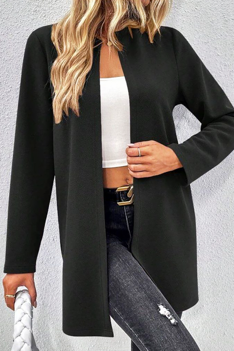 Σακάκι SALGOERA BLACK, Χρώμα: μαύρο, IVET.EU - Εκπτώσεις έως -80%