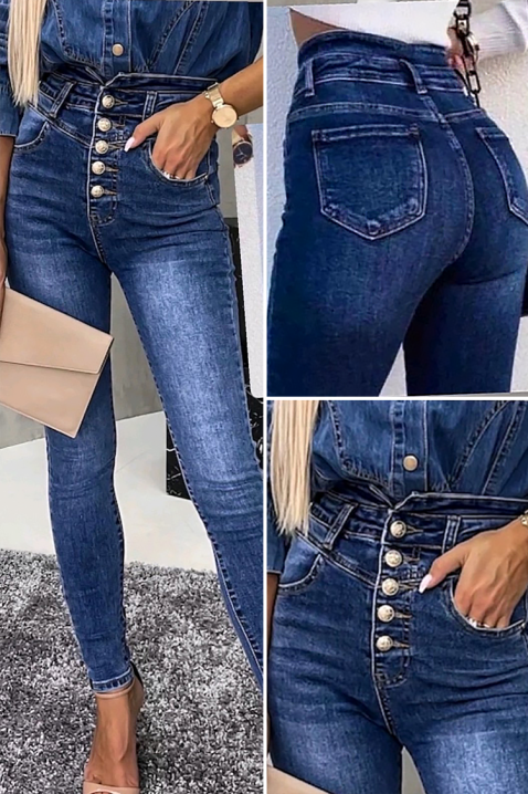 Τζιν NADOVALA, Χρώμα: μπλε, IVET.EU - Εκπτώσεις έως -80%