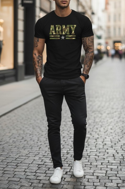 Ανδρικό μπλουζάκι BOFEZO, Χρώμα: μαύρο, IVET.EU - Εκπτώσεις έως -80%