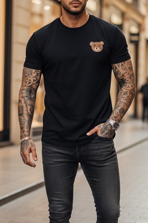 Ανδρικό μπλουζάκι BRONOZ, Χρώμα: μαύρο, IVET.EU - Εκπτώσεις έως -80%