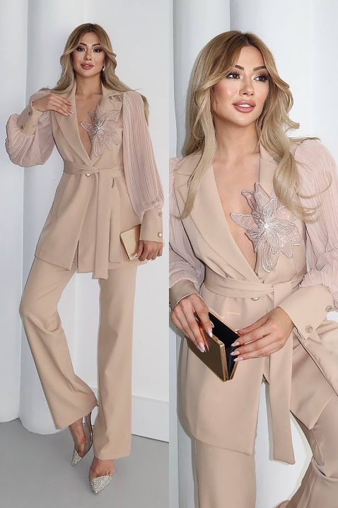 Σύνολο JILMERGA BEIGE, Χρώμα: μπεζ, IVET.EU - Εκπτώσεις έως -80%