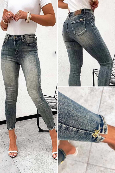 Τζιν SIRDALA, Χρώμα: Γαλάζιο, IVET.EU - Εκπτώσεις έως -80%