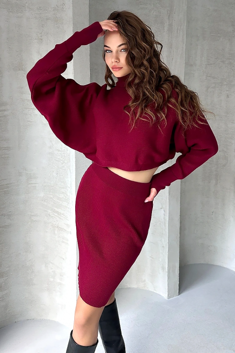 Σύνολο BERVILZA BORDO, Χρώμα: μπορντό, IVET.EU - Εκπτώσεις έως -80%