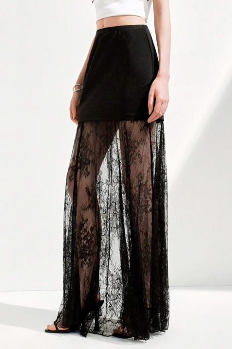 Φούστα MALZANA, Χρώμα: μαύρο, IVET.EU - Εκπτώσεις έως -80%