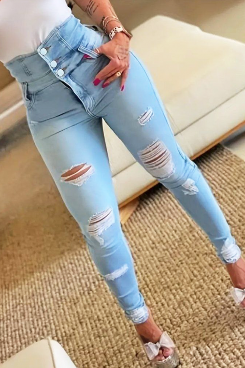 Τζιν VERIANSA, Χρώμα: μπλε, IVET.EU - Εκπτώσεις έως -80%