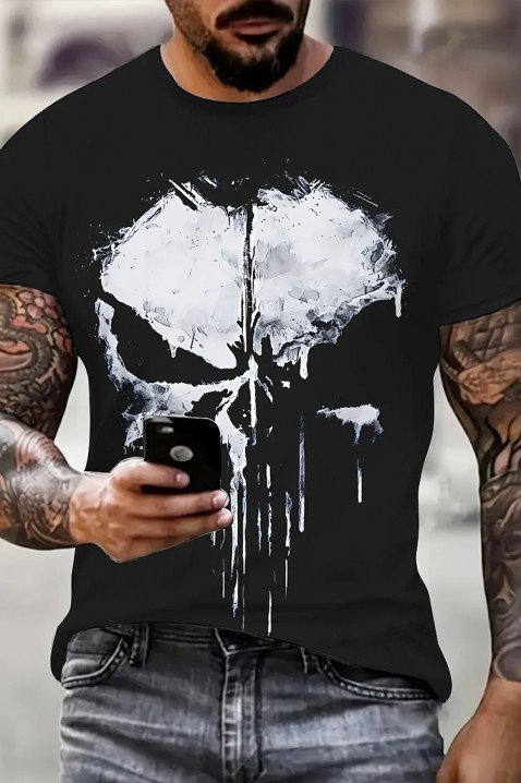 Ανδρικό μπλουζάκι MERGER, Χρώμα: μαύρο, IVET.EU - Εκπτώσεις έως -80%