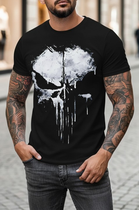 Ανδρικό μπλουζάκι MERGER, Χρώμα: μαύρο, IVET.EU - Εκπτώσεις έως -80%