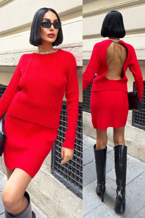 Σύνολο ELRONZA RED, Χρώμα: κόκκινο, IVET.EU - Εκπτώσεις έως -80%