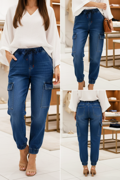 Τζιν KARZOLA, Χρώμα: μπλε, IVET.EU - Εκπτώσεις έως -80%