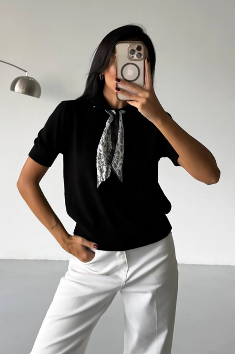 Τοπ FLURENZA BLACK, Χρώμα: μαύρο, IVET.EU - Εκπτώσεις έως -80%