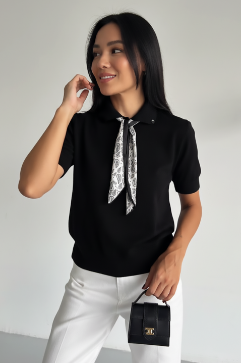 Τοπ FLURENZA BLACK, Χρώμα: μαύρο, IVET.EU - Εκπτώσεις έως -80%