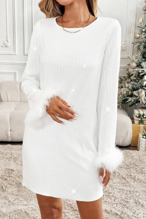 Φόρεμα LAMERANA, Χρώμα: άσπρο, IVET.EU - Εκπτώσεις έως -80%