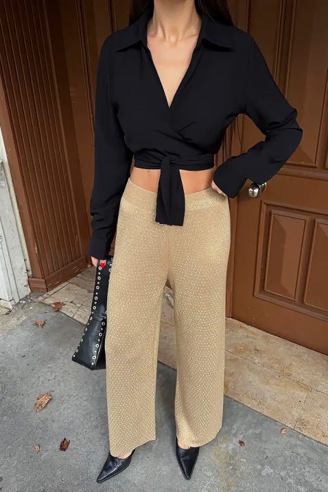 Παντελόνι DAVERDA BEIGE, Χρώμα: μπεζ, IVET.EU - Εκπτώσεις έως -80%