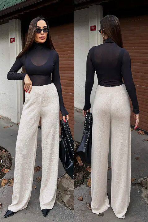 Παντελόνι DAVERDA ECRU, Χρώμα: εκρού, IVET.EU - Εκπτώσεις έως -80%