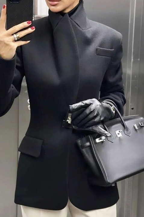 Σακάκι ZREDOLFA, Χρώμα: μαύρο, IVET.EU - Εκπτώσεις έως -80%