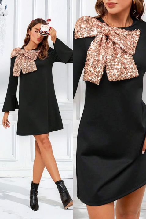 Φόρεμα KAMELISA ROSE GOLD, Χρώμα: ροζ χρυσό, IVET.EU - Εκπτώσεις έως -80%