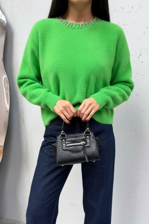 Πουλόβερ VANILANZA GREEN, Χρώμα: πράσινο, IVET.EU - Εκπτώσεις έως -80%