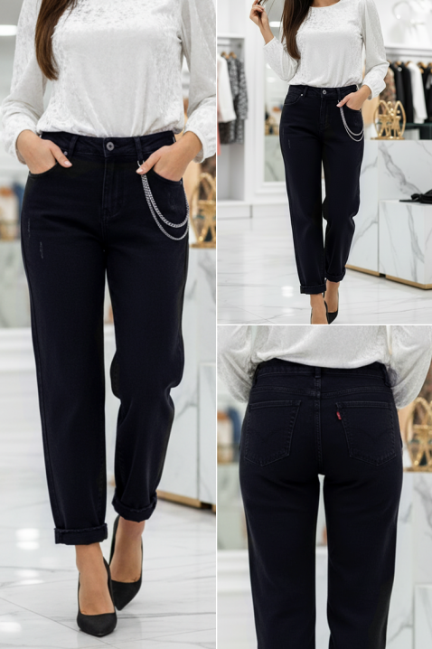 Τζιν ULVINZA, Χρώμα: μαύρο, IVET.EU - Εκπτώσεις έως -80%