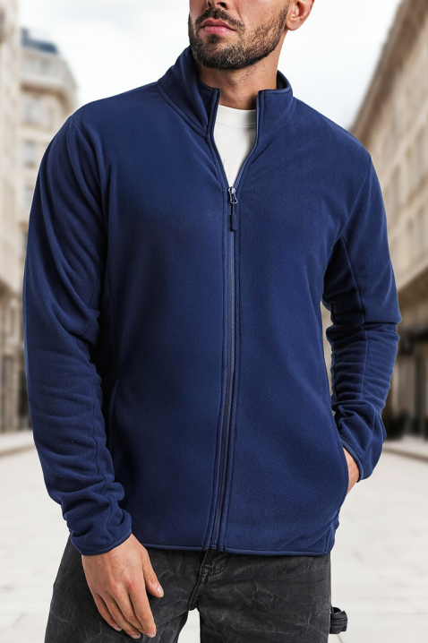 Ανδρικό φούτερ KANDOR NAVY, Χρώμα: σκούρο μπλε, IVET.EU - Εκπτώσεις έως -80%