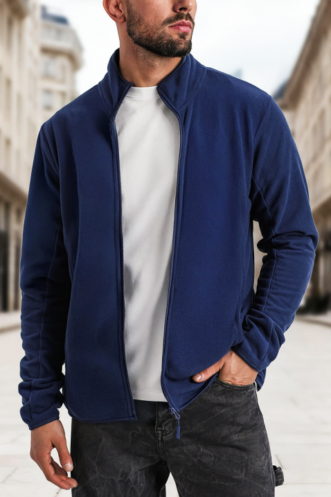 Ανδρικό φούτερ KANDOR NAVY, Χρώμα: σκούρο μπλε, IVET.EU - Εκπτώσεις έως -80%