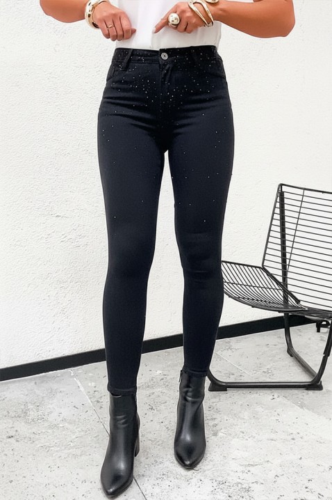 Τζιν BELINSA, Χρώμα: μαύρο, IVET.EU - Εκπτώσεις έως -80%