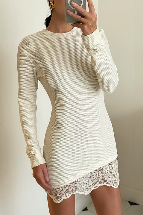 Φόρεμα SIELARA, Χρώμα: εκρού, IVET.EU - Εκπτώσεις έως -80%