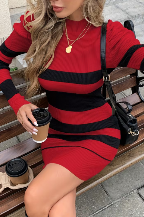 Φόρεμα EVELONSA RED, Χρώμα: κόκκινο, IVET.EU - Εκπτώσεις έως -80%