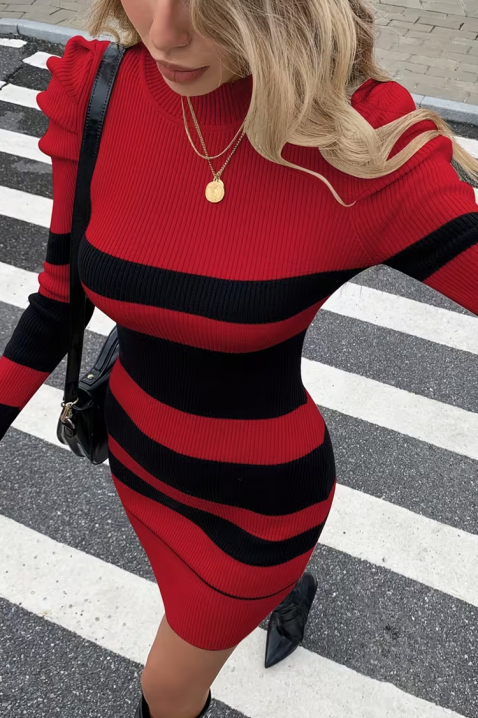 Φόρεμα EVELONSA RED, Χρώμα: κόκκινο, IVET.EU - Εκπτώσεις έως -80%