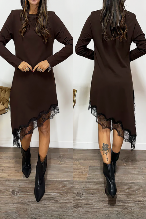 Φόρεμα VERILOTA, Χρώμα: καφέ, IVET.EU - Εκπτώσεις έως -80%