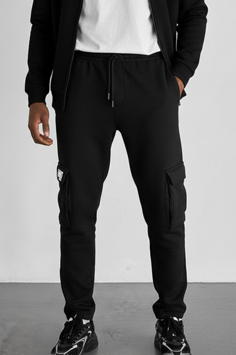 Ανδρικό παντελόνι VOXOR BLACK, Χρώμα: μαύρο, IVET.EU - Εκπτώσεις έως -80%