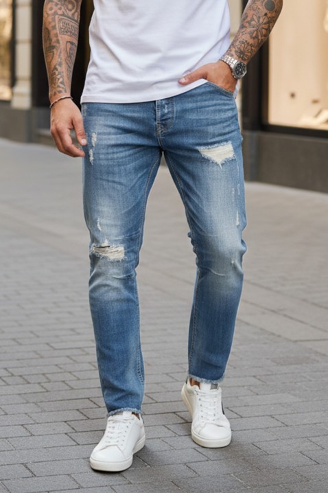 Ανδρικό τζιν TERODO, Χρώμα: μπλε, IVET.EU - Εκπτώσεις έως -80%