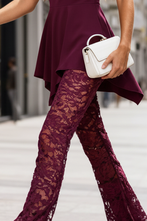 Ολόσωμη φόρμα ZLADENZA BORDO, Χρώμα: μπορντό, IVET.EU - Εκπτώσεις έως -80%