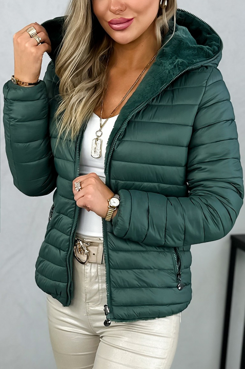 Μπουφάν VULDENZA GREEN, Χρώμα: πράσινο, IVET.EU - Εκπτώσεις έως -80%