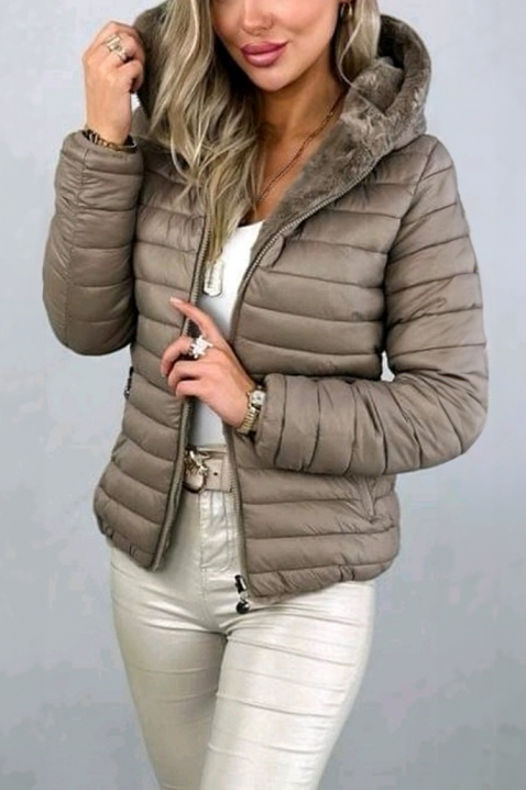 Μπουφάν VULDENZA BROWN, Χρώμα: καφέ, IVET.EU - Εκπτώσεις έως -80%