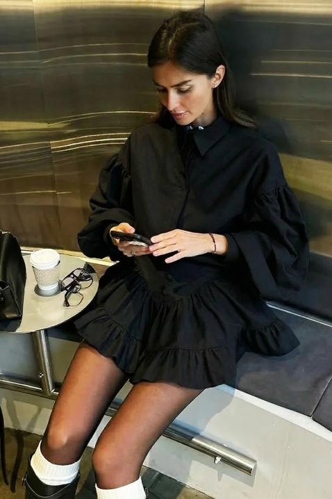 Σύνολο DEBORINA, Χρώμα: μαύρο, IVET.EU - Εκπτώσεις έως -80%