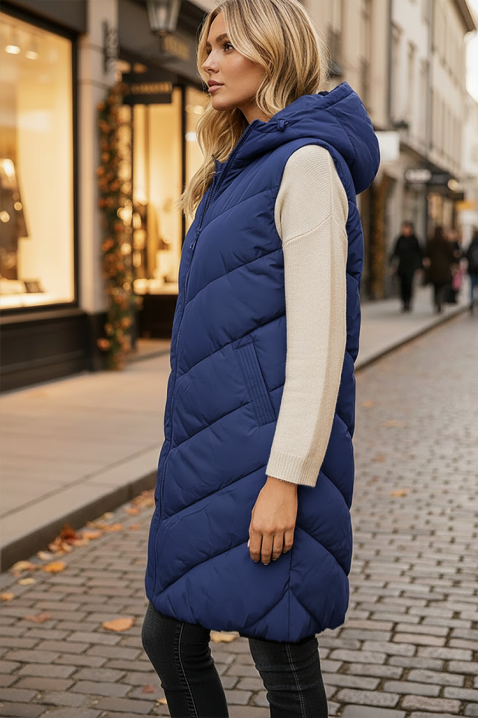 Γιλέκο CONDINA BLUE, Χρώμα: μπλε, IVET.EU - Εκπτώσεις έως -80%