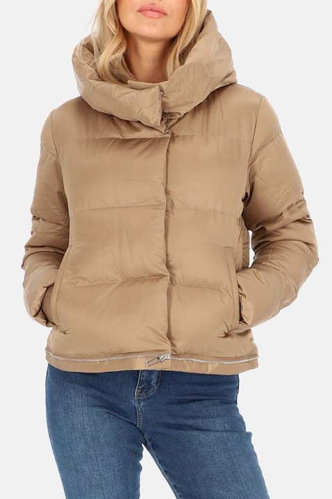 Μπουφάν SINELA BEIGE, Χρώμα: μπεζ, IVET.EU - Εκπτώσεις έως -80%